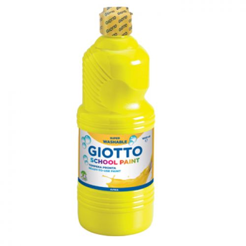 Guache Líquido 1L Giotto Escolar Amarelo , Giotto , 160535502 , 8000825977022
